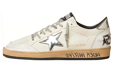 Golden Goose Low Top Skateboard Shoes Men's White