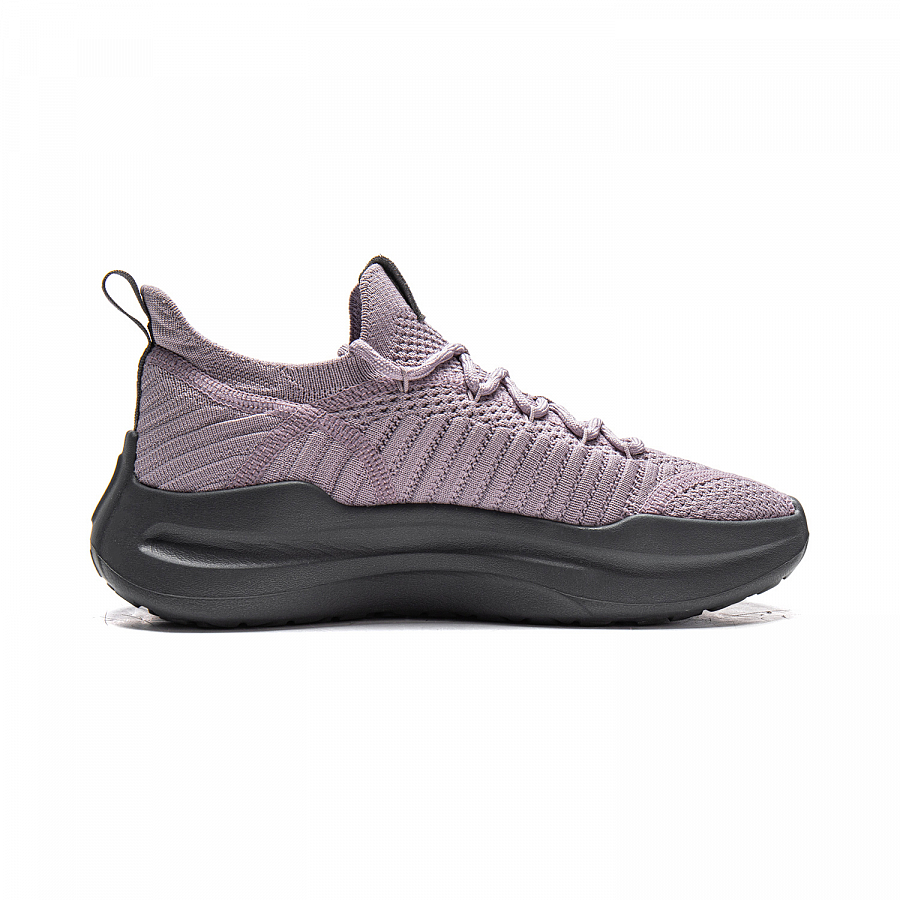 LiNing Cloud Wave Knit Cushioning, Wear Resistant Low top Casual Shoes Women's Purple купить в интернет-магазине Yoocart с быстрой доставкой по России.