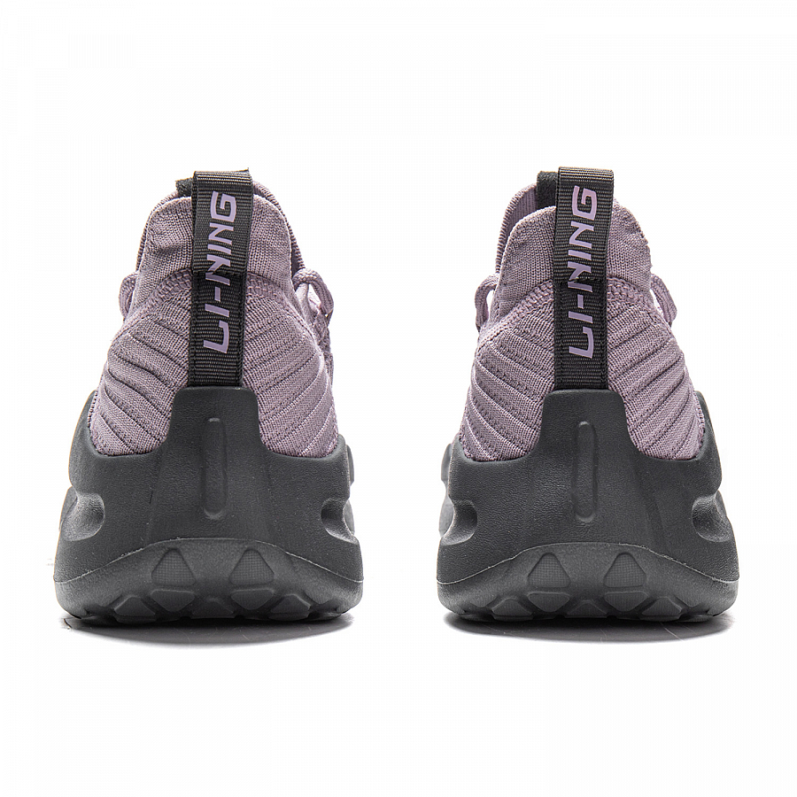 LiNing Cloud Wave Knit Cushioning, Wear Resistant Low top Casual Shoes Women's Purple купить в интернет-магазине Yoocart с быстрой доставкой по России.