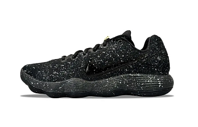 Nike Hyperdunk 2017 YDCC Star Gravel Abrasion Resistant Low top Basketball Shoes Unisex Black