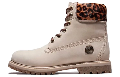 Timberland Safari Cheetah 6 Inch Waterproof Boot 'Beige' Women's