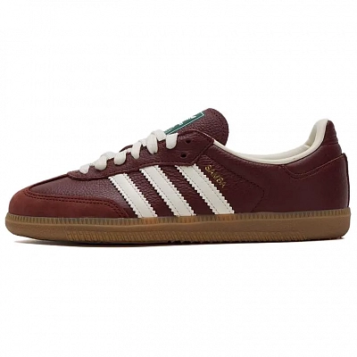 Adidas Originals SAMBA OG Abrasion Resistant Breathable Low top Skateboard Shoes Unisex Brown