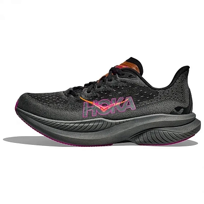 HOKA ONE ONE MACH 6 Slip Resistant, Abrasion Resistant, Rebound Resistant Low Top Running Shoes Women's Black
