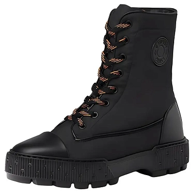 HERMES Short Outdoor Boots Men's Black