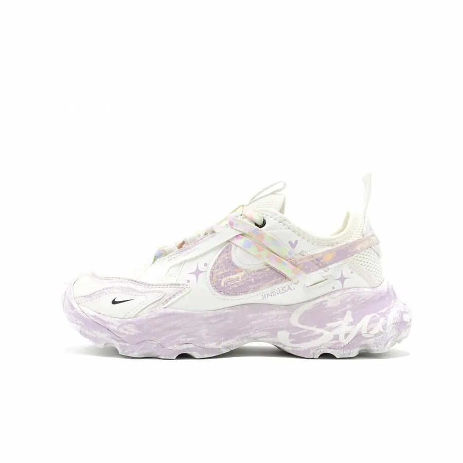 Nike TC 7900 Abrasion Resistant Height Increasing Low top Casual Shoes Women's White Purple купить в интернет-магазине Yoocart с быстрой доставкой по России.