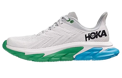 HOKA ONE ONE Clifton Edge Nimbus Cloud Green Blue Women's