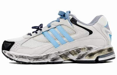 Adidas Originals Response Cl Abrasion Resistant Breathable Low Top Casual City Commute Running Shoes Unisex Gray Blue