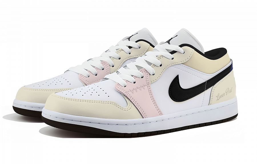 Jordan Air Jordan 1 Soft Love Cushioning Low top Vintage Basketball Shoes Unisex Yellow Pink купить в интернет-магазине Yoocart с быстрой доставкой по России.