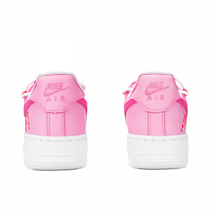 Nike Air Force 1 Love Crown Abrasion Resistant Low Top Skateboard Shoes Unisex Pink White купить в интернет-магазине Yoocart с быстрой доставкой по России.