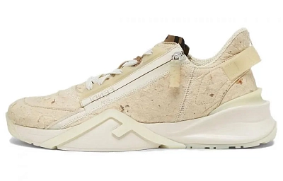 Kengo Kuma x FENDI Low-Top Casual Shoes Men's Ecru