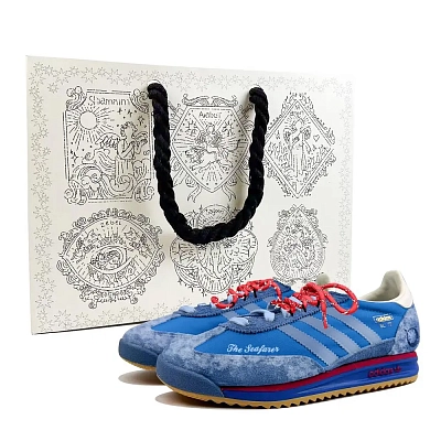 Adidas Originals SL 72 RS Abrasion Resistant Low top Casual Shoes Unisex Blue White