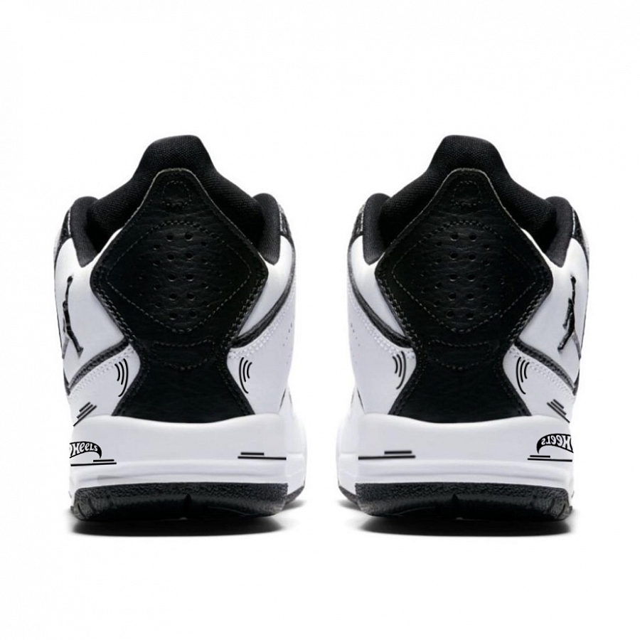 Jordan Courtside 23 Abrasion Resistant Mid Top Vintage Basketball Shoes Men's Black White купить в интернет-магазине Yoocart с быстрой доставкой по России.