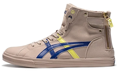 Asics Double Clutch Light Brown/Blue Fleece High Board Shoe