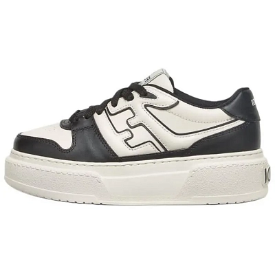 FENDI Match Platform White Black Women's