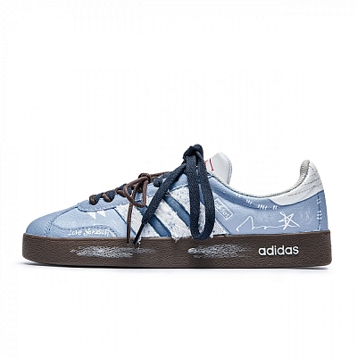 Adidas Neo VL Court Lifestyle Skateboard Shoes Unisex Low top Blue/Brown