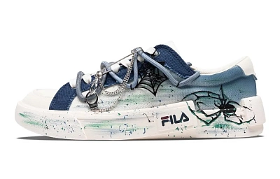 FILA FUSION POP Skateboard Shoes Men's Low top Blue/Green
