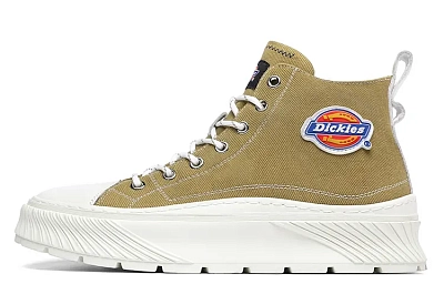 Dickies Canvas Shoes Men's High top Brown