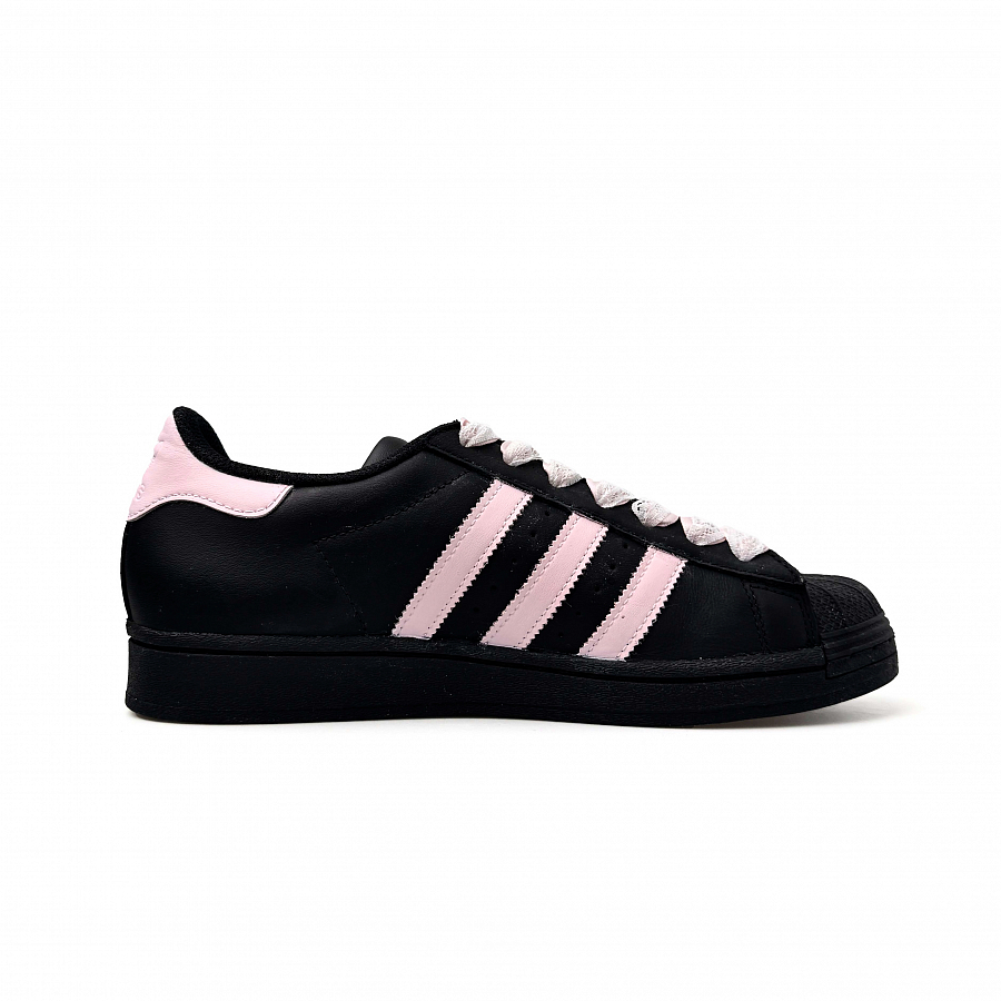 Adidas Originals SUPERSTAR Abrasion Resistant, Lightweight, And Breathable Low top Skateboard Shoes Unisex Black Pink купить в интернет-магазине Yoocart с быстрой доставкой по России.