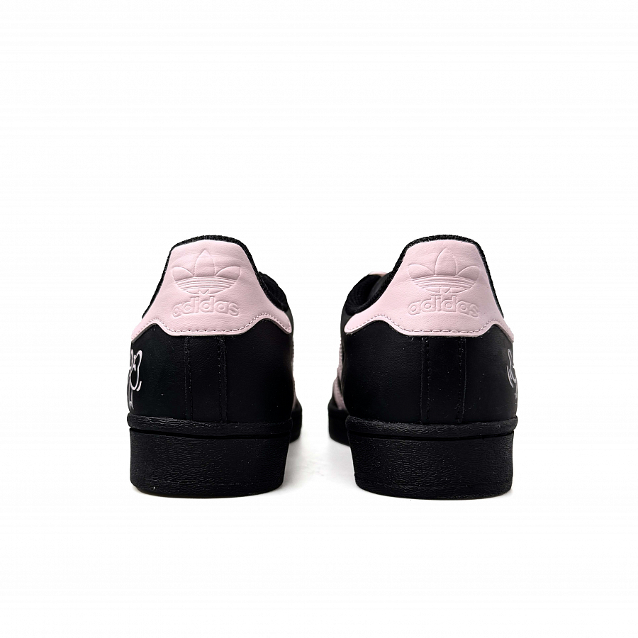 Adidas Originals SUPERSTAR Abrasion Resistant, Lightweight, And Breathable Low top Skateboard Shoes Unisex Black Pink купить в интернет-магазине Yoocart с быстрой доставкой по России.