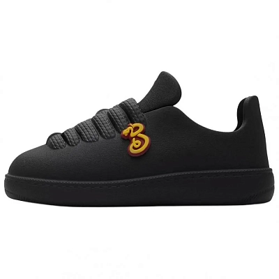 Burberry Bubble Low Top Skateboard Shoes Women's Black
