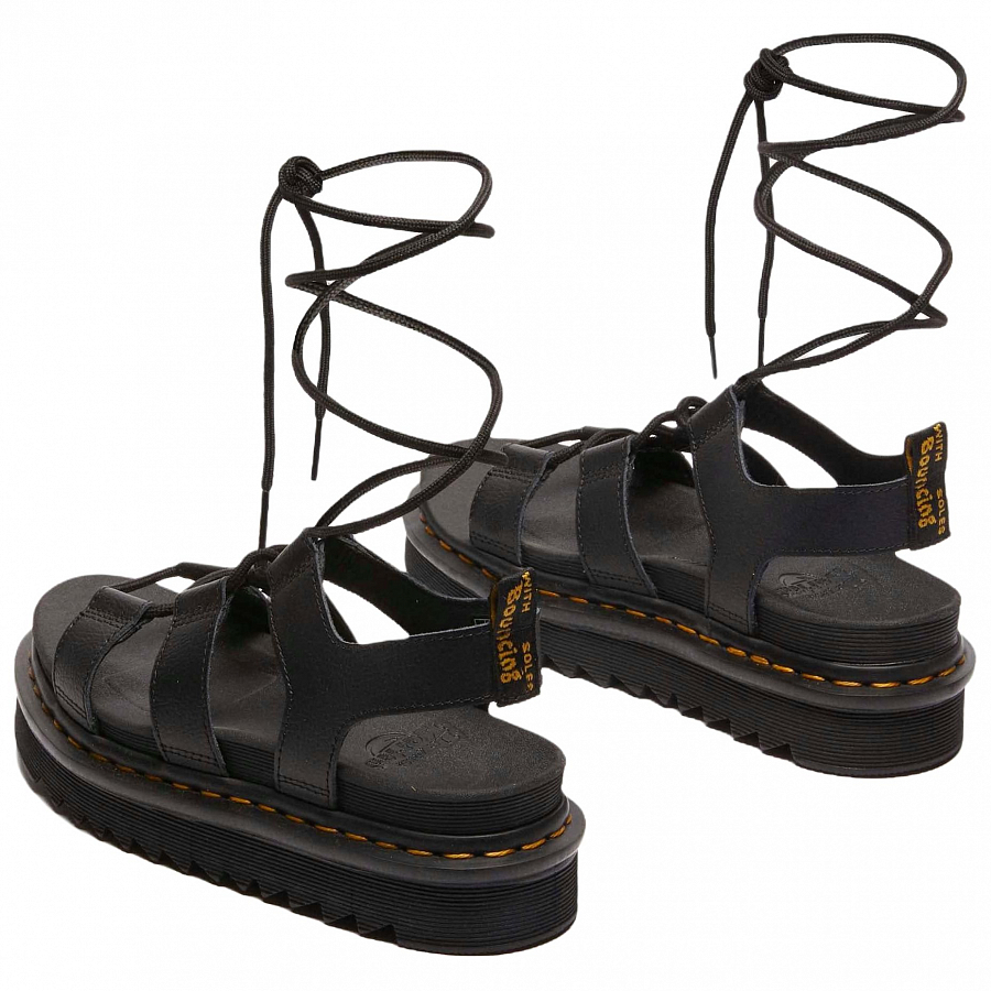 Dr. Martens Nartilla Athena Leather Gladiator Sandals Black Women's купить в интернет-магазине Yoocart с быстрой доставкой по России.