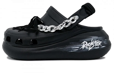 Crocs Crush Clog Clogs Unisex Black White