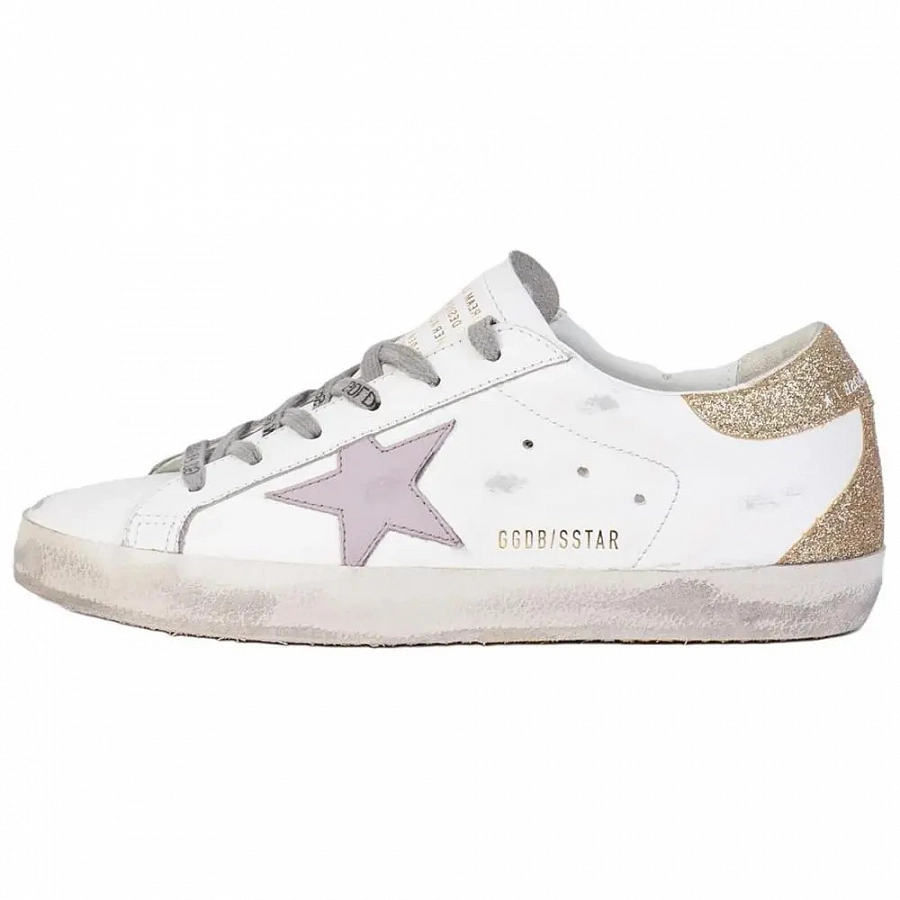 Golden Goose Superstar White Lilac Platinum Women's купить в интернет-магазине Yoocart с быстрой доставкой по России.