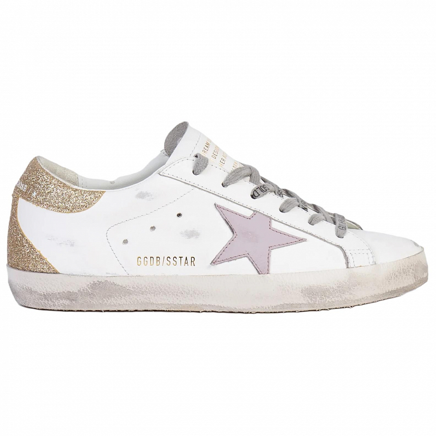 Golden Goose Superstar White Lilac Platinum Women's купить в интернет-магазине Yoocart с быстрой доставкой по России.