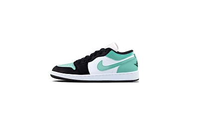 Jordan Air Jordan 1 Green 1.0 Cushioning, Wear Resistant Low top Vintage Basketball Shoes Unisex Black, Green