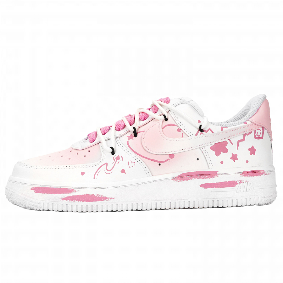 Nike Air Force 1 Air Force 1, Star Arrow Love Language Abrasion Resistant Low Top Skateboard Shoes Unisex Pink купить в интернет-магазине Yoocart с быстрой доставкой по России.