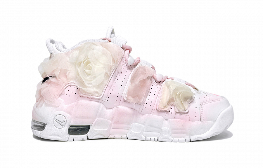 Nike Air More Uptempo Pure White Bridal, Lolita Shock Absorbers Mid Top Basketball Shoes Women's White Pink купить в интернет-магазине Yoocart с быстрой доставкой по России.