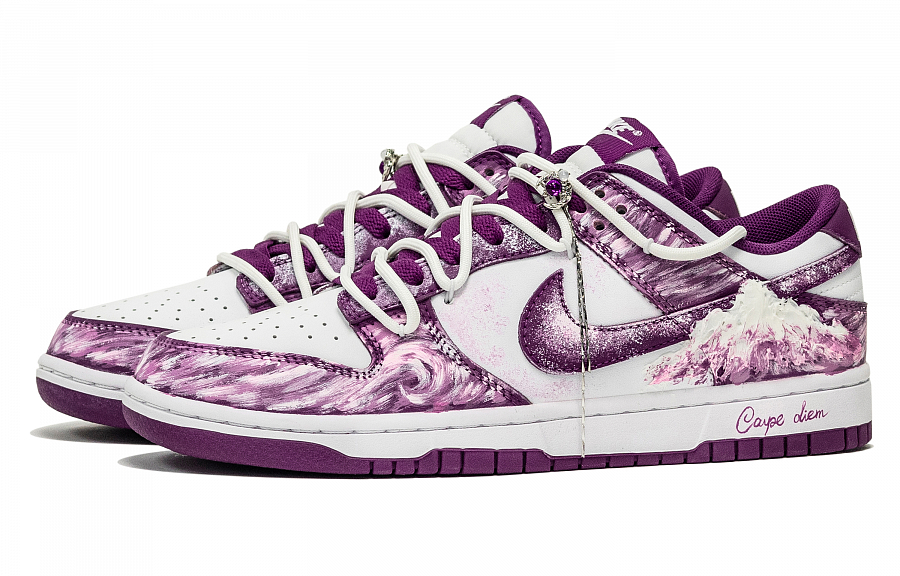 Nike Dunk Fantasia, Under The Mount Fuji Abrasion Resistant Low top Skateboard Shoes Unisex Purple купить в интернет-магазине Yoocart с быстрой доставкой по России.