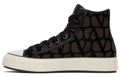 Valentino Toile Iconographe Totaloop High-Top Brown