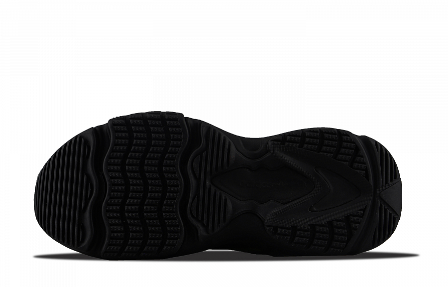 Adidas Originals OZGAIA Abrasion Resistant Low Top Chunky Sneakers Women's Black Silver купить в интернет-магазине Yoocart с быстрой доставкой по России.