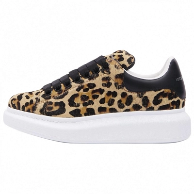 Alexander McQueen Low Top Casual Shoes Women's Yellow Black