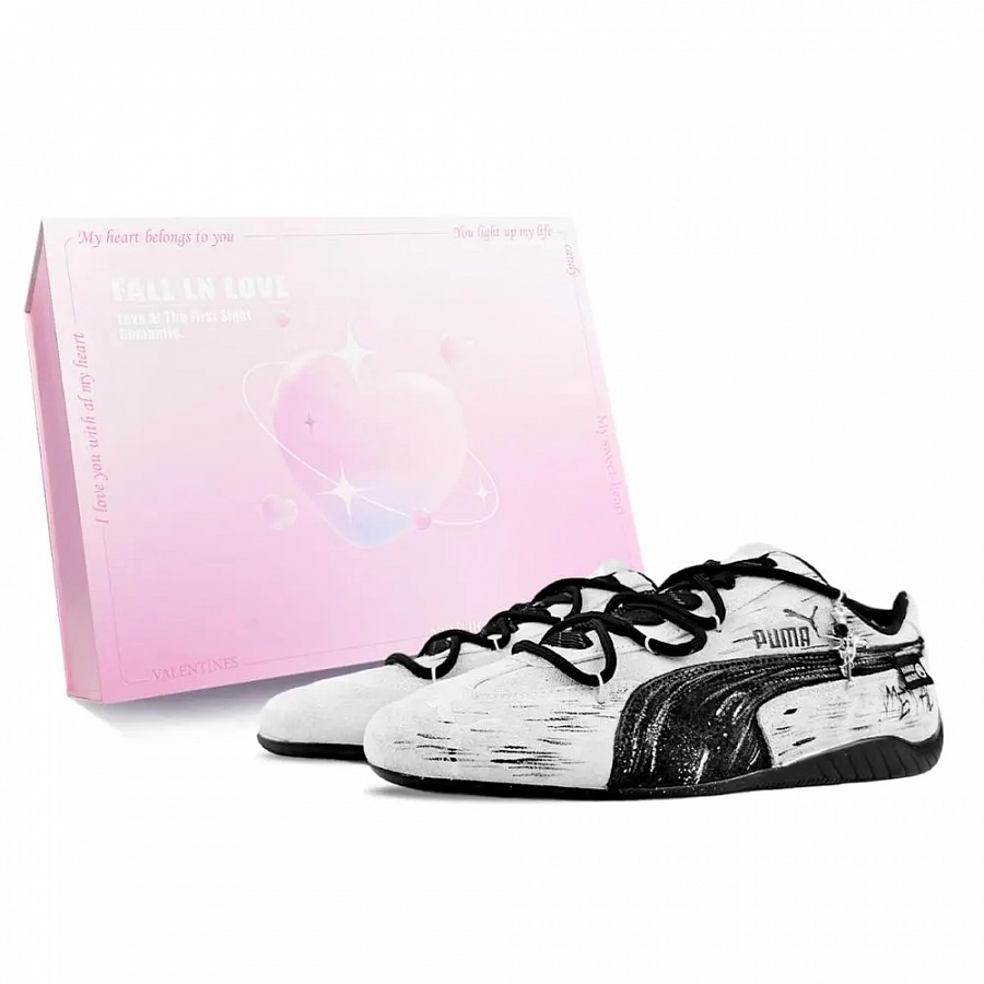 PUMA Speedcat Collection Low top Casual Shoes Unisex White Black купить в интернет-магазине Yoocart с быстрой доставкой по России.