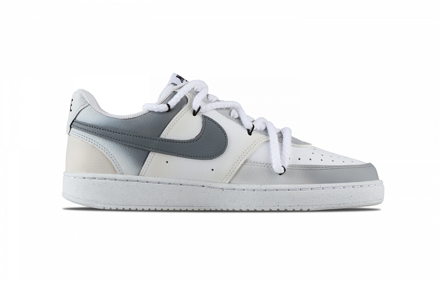 Nike Court Vision 1 Snowfall In The Sky Abrasion Resistant Low top Skateboard Shoes Men's Light Gray купить в интернет-магазине Yoocart с быстрой доставкой по России.