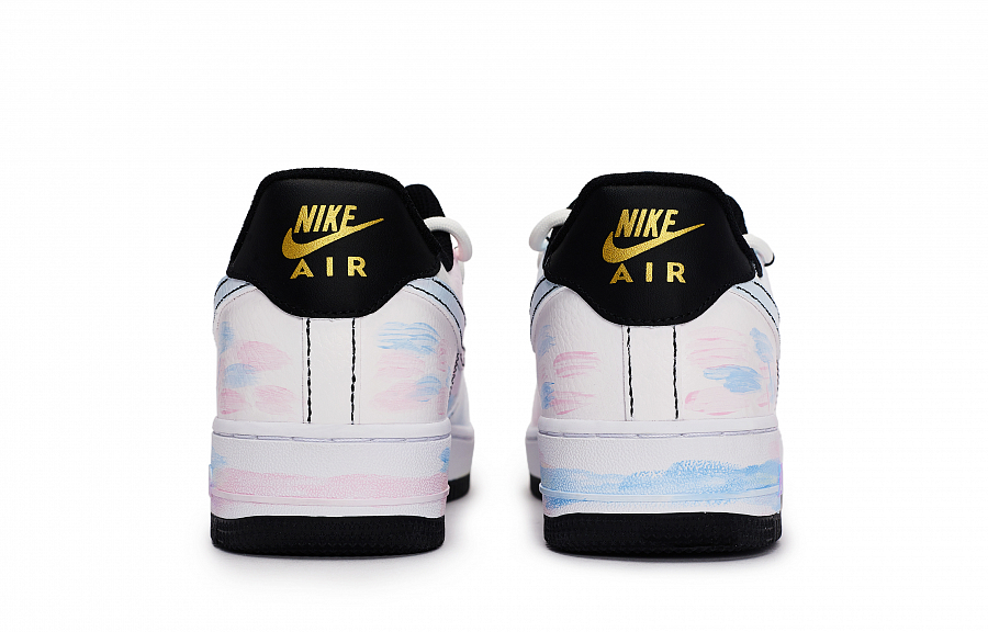 Nike Air Force 1 Skateboard Shoes Women's Low top Black/White/Pink/Blue купить в интернет-магазине Yoocart с быстрой доставкой по России.