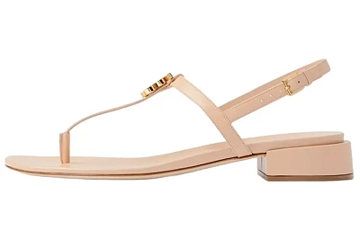 Burberry Monogram Stylish Sandal Women's Light Nude