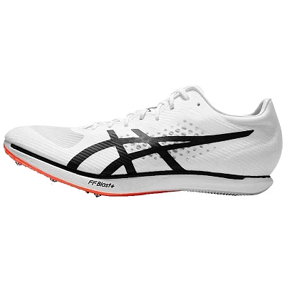Asics COSMORACER MD 3 Abrasion Resistant Breathable Low Top Track & Field Competition Running Shoes Unisex White