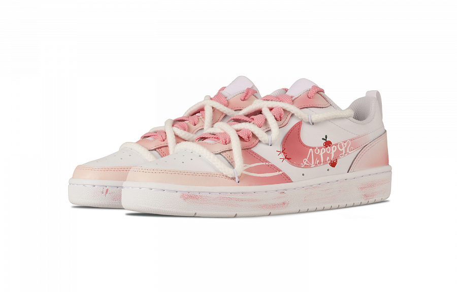 Nike Court Vision 1 Apple Paradise Abrasion Resistant Low Top Skateboard Shoes Unisex Peach купить в интернет-магазине Yoocart с быстрой доставкой по России.