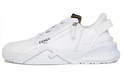 FENDI Flow Low top Casual Shoes Men's White