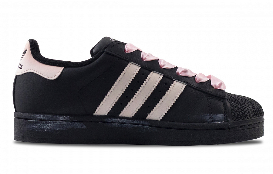 Adidas Originals Superstar 2 Rose Love Letter Abrasion Resistant Low top Skateboard Shoes Unisex Black Pink купить в интернет-магазине Yoocart с быстрой доставкой по России.