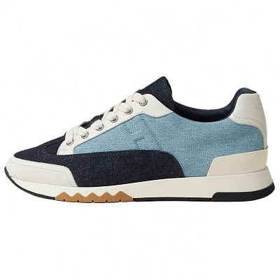 HERMES Trail Low Top Casual Shoes Men's Blue