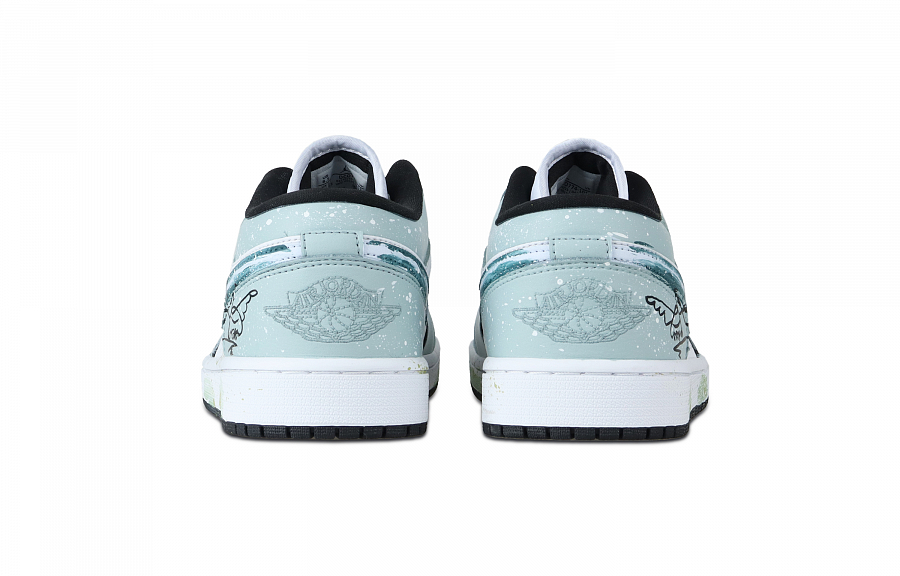 Jordan Air Jordan 1 Mint Morning Island Low top Skateboard Shoes Unisex Silver купить в интернет-магазине Yoocart с быстрой доставкой по России.