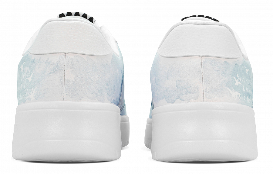 LiNing Pontoon Boats Abrasion Resistant Coverage Cushioning Low top Skateboard Shoes Men's White Blue купить в интернет-магазине Yoocart с быстрой доставкой по России.