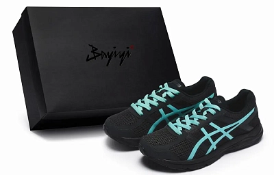 Asics Gel-Contend 4 Wear-Resistant Low-Top Running Shoes Women's Black Tiffany