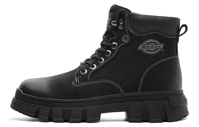 Dickies Winter Battle Boots Lightweight Wear-Resistant Workwear Outdoor Fleece-Lined Martin Boots Men's Black