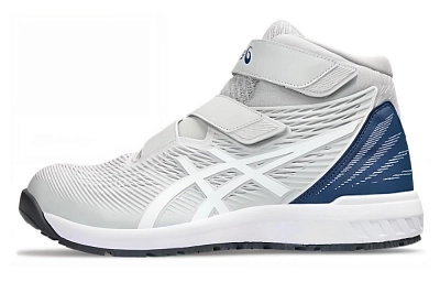 Asics Winjob Cushioning, Wear Resistant High top Casual Shoes Unisex Gray White