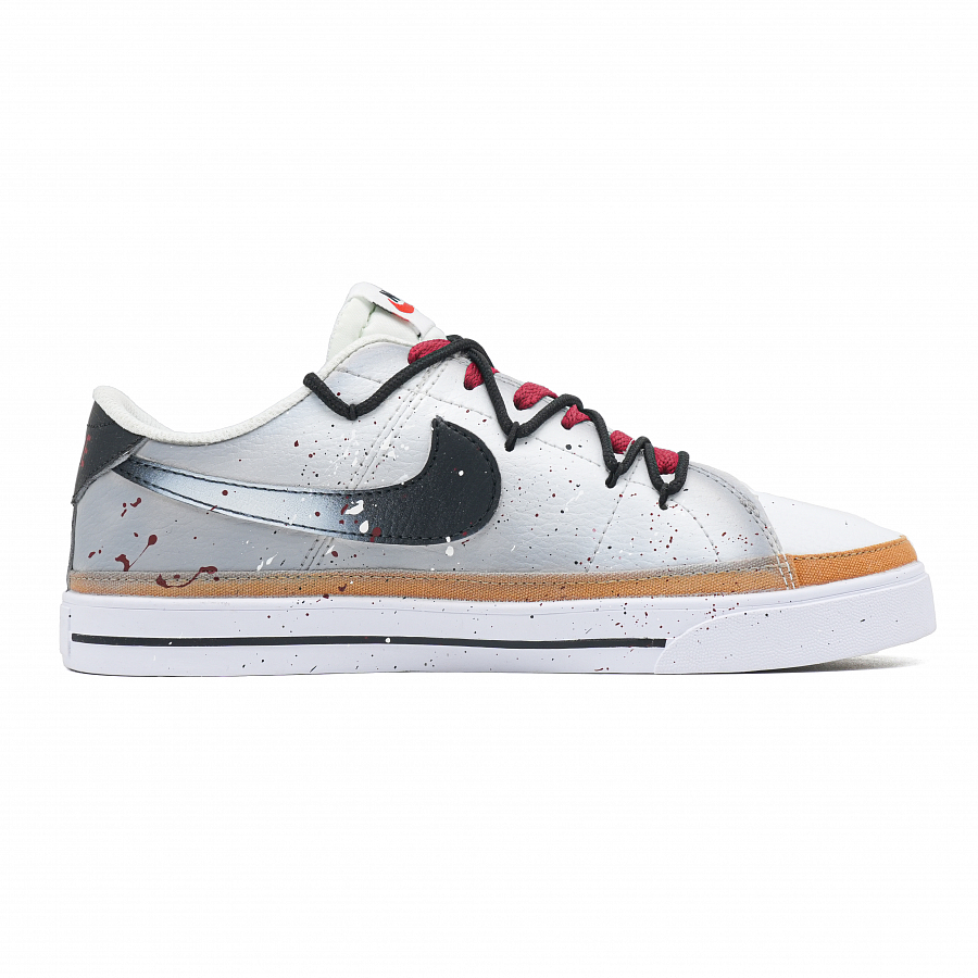 Nike Court Legacy Rose Vows Abrasion Resistant Low top Skateboard Shoes Unisex Black Red купить в интернет-магазине Yoocart с быстрой доставкой по России.